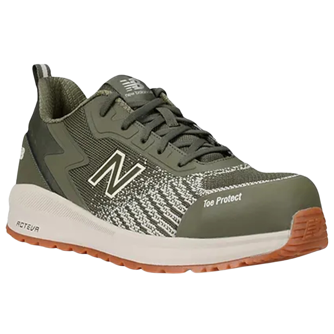 NEW BALANCE Speedware S1P Halbschuhe olive/weiß // MIDSPWR