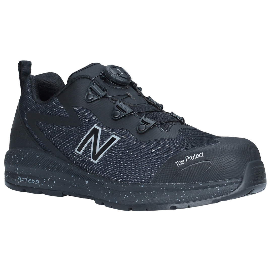 NEW BALANCE Logic Boa S1P Halbschuhe schwarz-orange // MIDLOGIBOA