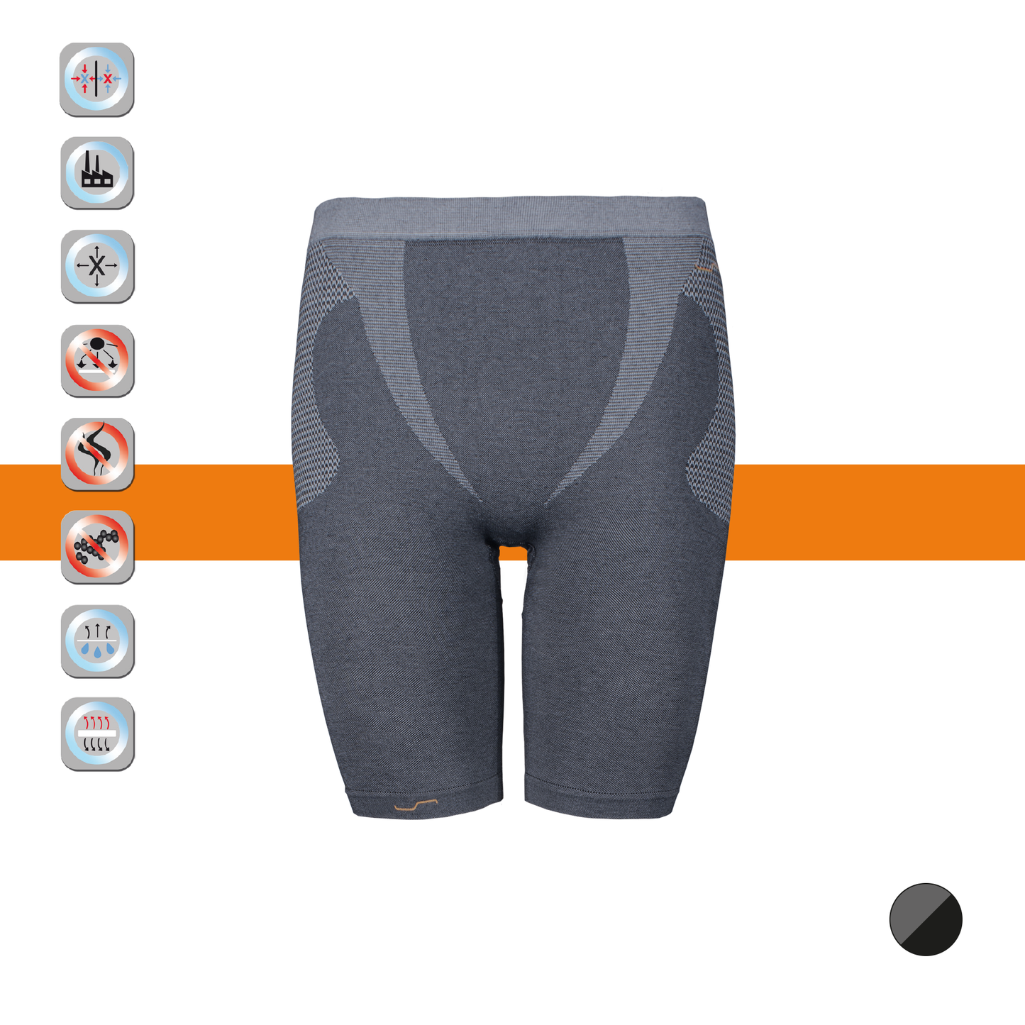 ORANGE_LINE Long Shorts-Underwear